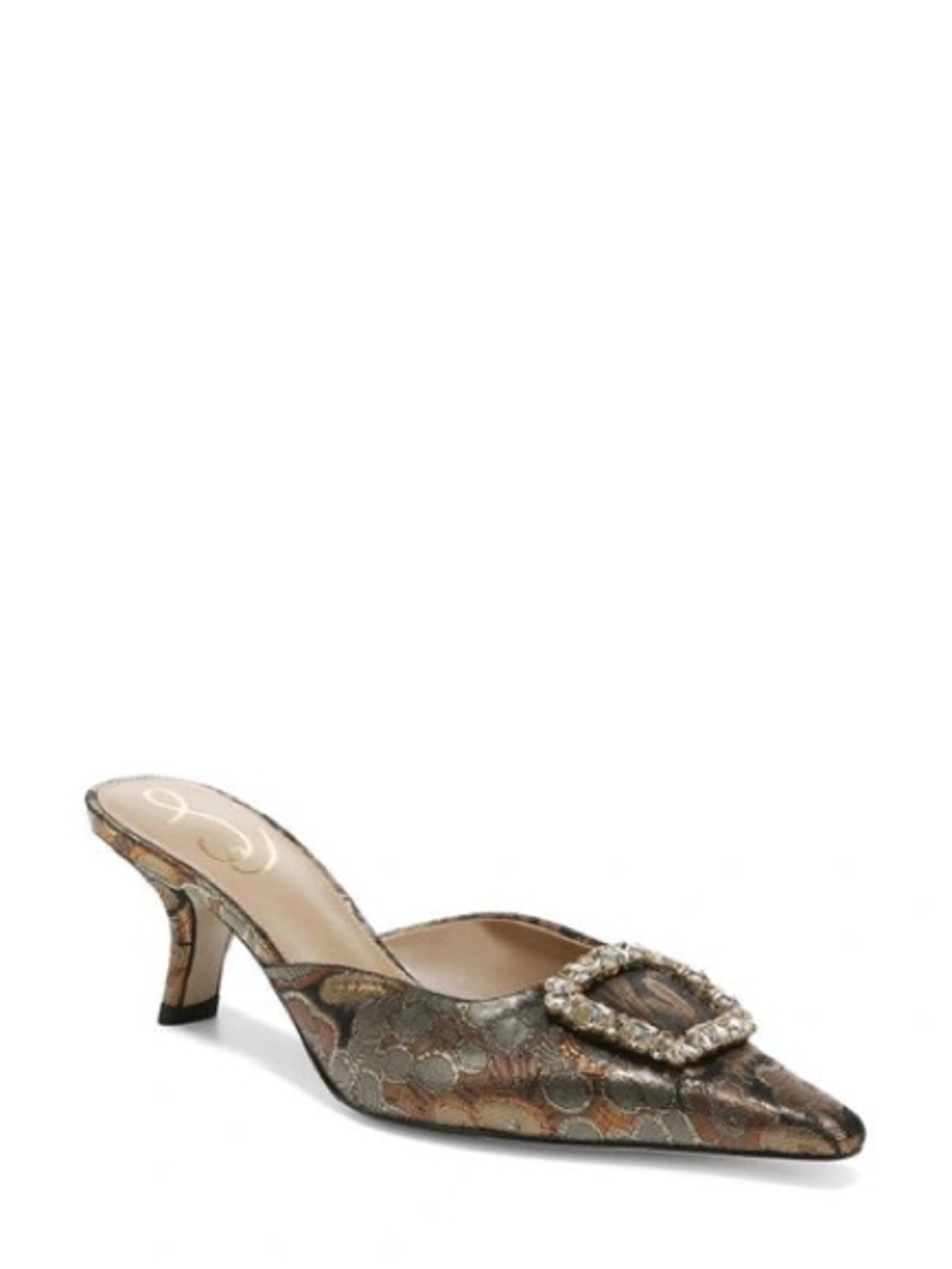 Sam Edelman Brit Jewel Brocade Kitten Heel